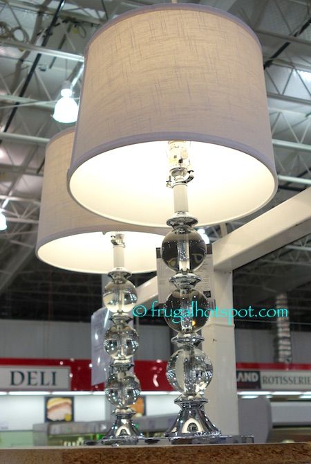 Costco Sale: Bridgeport Designs Set of 2 Crystal Table Lamps .