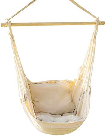 Amazon.com: EverKing Hanging Rope Hammock Chair Porch Swing Seat .