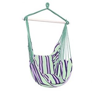 Amazon.com: dalina Hanging Hammock Chair Porch Swing Cotton Canvas .