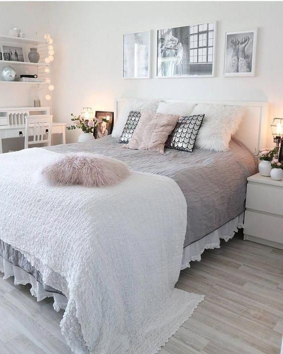 cozy bedroom ideas; bedroom decor ideas for teens; Small and warm .