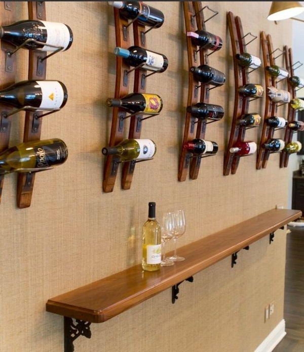 20+ Creative Basement Bar Ideas | Wine rack wall, Modern wine rack .