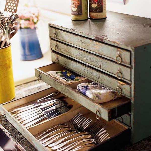 Top 27 Clever and Cute DIY Cutlery Storage Solutions - Amazing DIY .