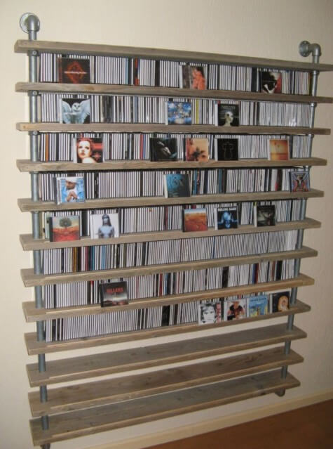 20+ Unique Stylish CD and DVD Storage Ideas for Small Spa