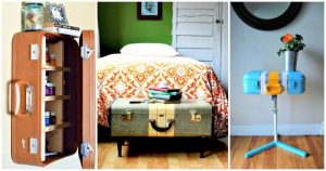 15 DIY Ideas to Reuse Old Suitcases ⋆ DIY Craf