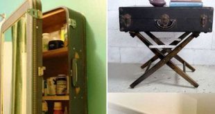 Creative DIY Ideas with Old Suitcase • Great ideas and tutorials .