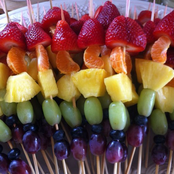 Rainbow Fruit | Easy Birthday Party Food Ideas for Kids | DIY .