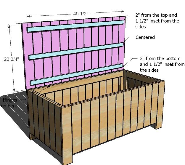 Outdoor Storage Bench | Diy storage bench, Outdoor storage bench .