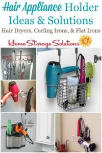 Hair Appliance Holder Ideas & Solutio