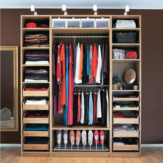 Creative Idea in Designing Bedroom Storage Cabinet Systems .
