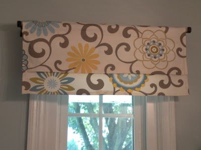 15 Minute Window Valance (and DIY coordinating accessories) | Diy .