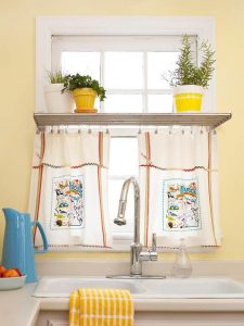 above kitchen window? | Kitchen window shelves, Kitchen window .