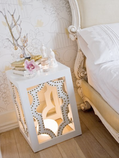 girlish {bedside} glamour (With images) | Home decor, Decor, Cool .