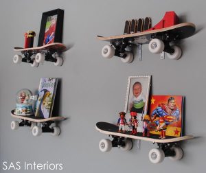 20 Fun and Creative Skateboard Upcycling Ideas - Hati