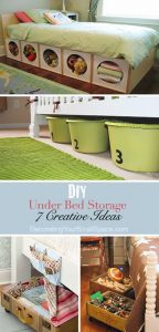 DIY Under Bed Storage Ideas | Diy shoe storage, Under bed storage .