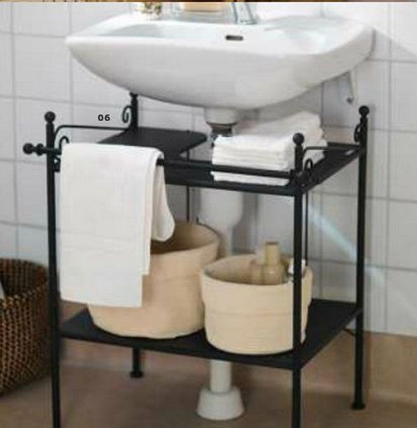 Creative Under Sink Storage Ideas | Bathroom sink storage .