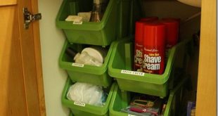 Creative Under Sink Storage Ideas | Apartment kitchen organization .