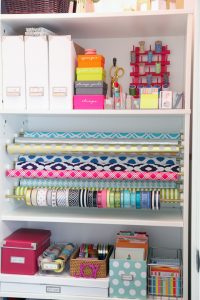 12 Smart Gift Wrap Storage Ide