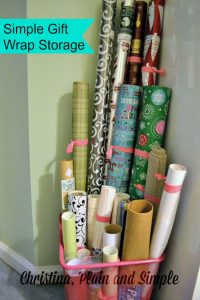 12 Smart Gift Wrap Storage Ide