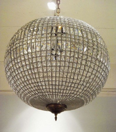 Crystal Globe Chandelier - Decorative lighting and furniture .
