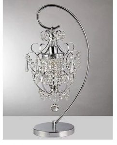 Crystal-Chandelier-Table-Lamp-Bedroom-Living-Room-1-Light-Chrome .