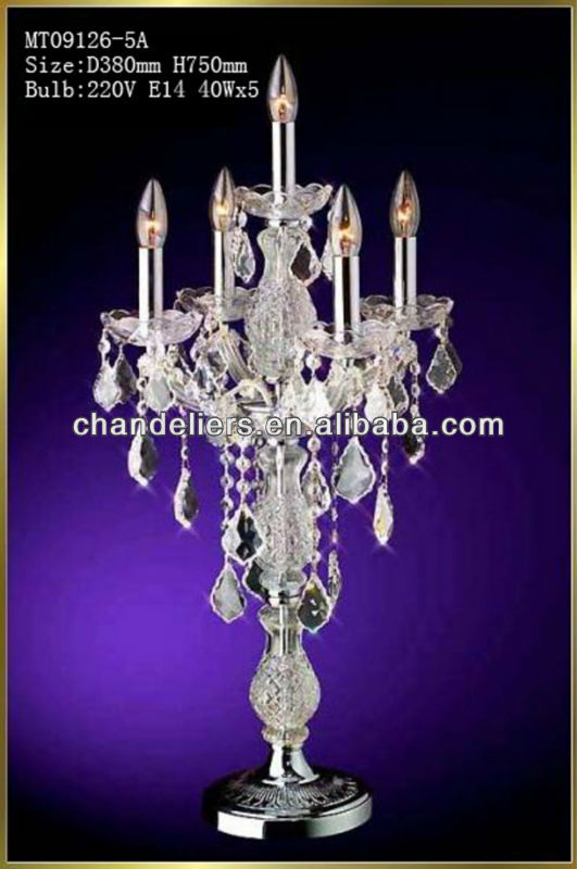 Cheap Crystal Chandelier Table Lamp For Wedding - Buy Chandeliers .