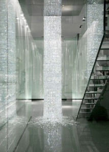 waterfall chandelier...wow! | Waterfall chandelier, Lighting .