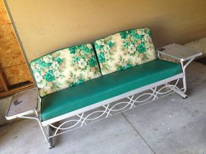 VTG MID-CENTURY/EAMES ERA ALUMINUM PATIO/PORCH/DECK ROCKER/GLIDER .