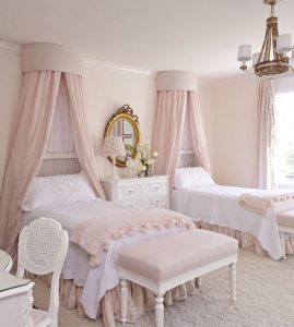 40+ Cute and InterestingTwin Bedroom Ideas for Girls - Hati