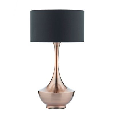 Home Collection Brandon Copper Metal Table Light | Debenhams .