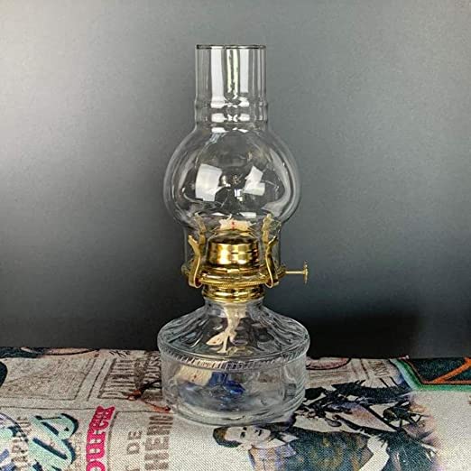 Amazon.com: SDK Retro Nostalgic Glass Kerosene Lamp Candlestick .