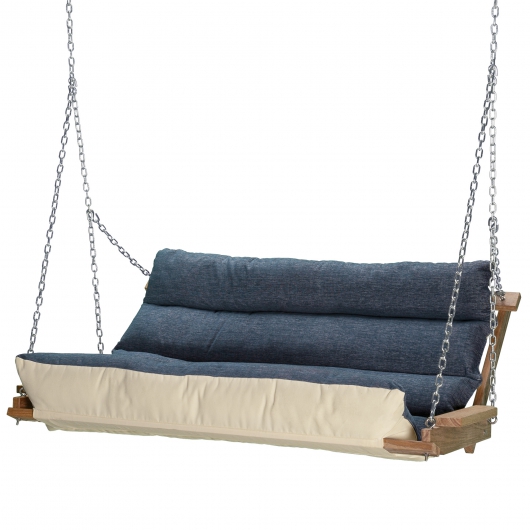 Deluxe Sunbrella Cushion Swing - Platform Indigo | CMN7X-CM .