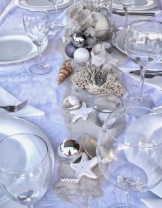 9 Festive Coastal Beach Christmas Holiday Table Decorating Ideas .