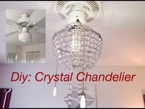 EASY BLING DIY CHANDELIER IDEA | DOLLAR TREE DIY CHANDELIER .