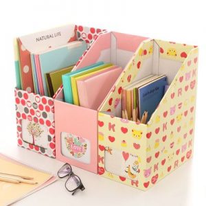 3pcs/lot Creative DIY Desktop Magazine File Holder Paper Desk .