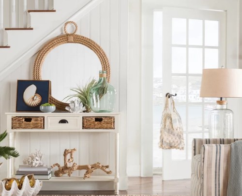 Decorating Ideas with Rope Mirrors | Shop the Look & DIY - Coastal .