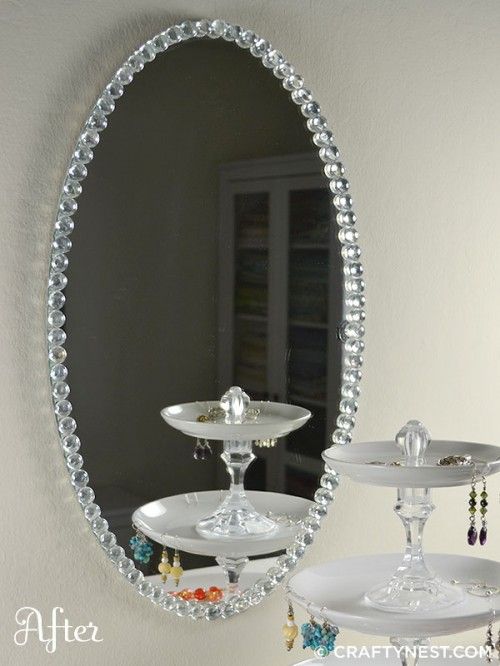 16 DIY Mirror Home Decor Ideas | Mirror frame diy, Diy mirror .