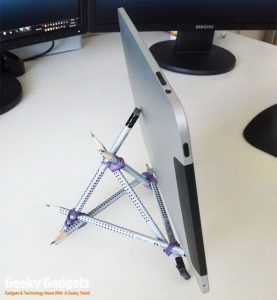 25 DIY iPad Stand Ideas and Tutorials (avec images) | Support ipad .