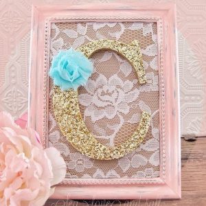 20+ Pretty DIY Decorative Letter Ideas & Tutorials - Listing Mo