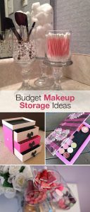 Budget Makeup Storage Ideas | Makeup storage, Diy makeup storage .