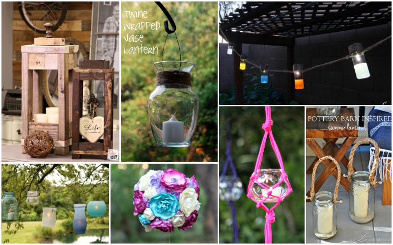 Amazing DIY Outdoor Lanterns That Will Brighten Up Your Backya