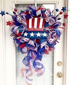 DIY Memorial Day Decor Ideas for the Home | Deco mesh wreaths .