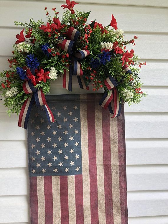 Americana Wreath, Patriotic Wreath, July 4th Wreath,Memorial Day .