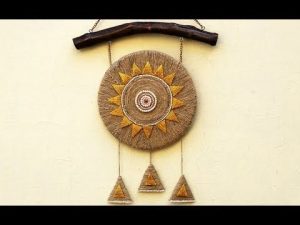 DIY Wall Decor Using Jute Rope | Rope Craft Idea | Twine Ideas .