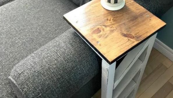 40+ Awesome DIY Side Table Ideas for Outdoors and Indoors | Diy .