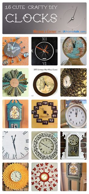 50 Best DIY Clocks images | Diy clock, Clock, D