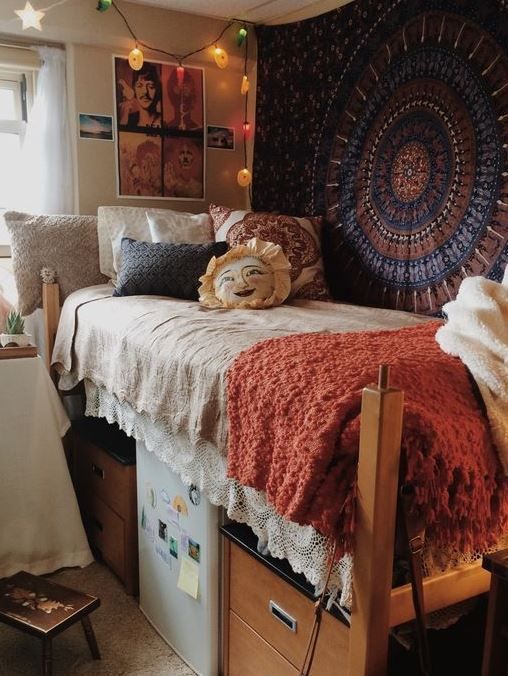 50 Cute Dorm Room Ideas That You Need To Copy | Cool dorm rooms .