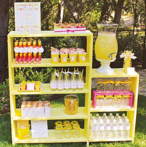 40+ Creative Drink Station Ideas For Your Party | Sunshine .