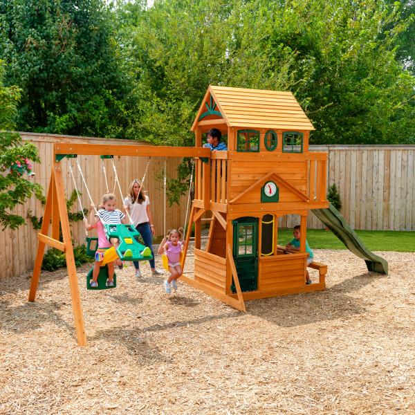 Ashberry Wooden Swing and Play Set | WillyGoat Toys & Playgroun