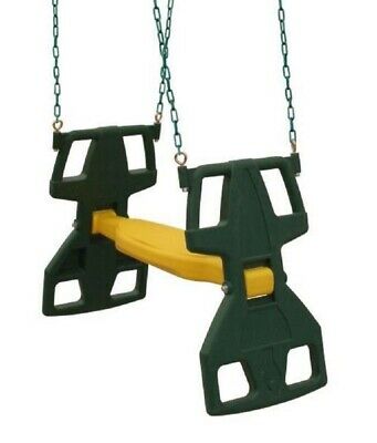 BIG BACKYARD REPLACEMENT Dual Rider Glider Swing with Soft Touch .