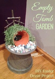 The Empty Tomb Garden | Easter diy, Diy easter decorations, Easter .